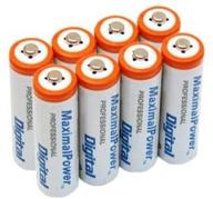 maximal aaa4x2 8 pieces rechargeable batteries logo