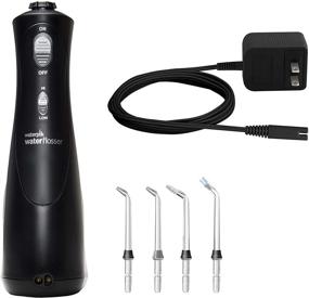 img 3 attached to 💦 Satin Black WaterPik Waterflosser Cordless Plus for efficient oral care