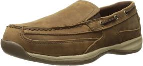 img 4 attached to Rockport RK6737 Brown Men's Work Sailing Shoes