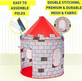 img 2 attached to 🏠 Kiddey Portable Children's Playhouse with Carrying Feature