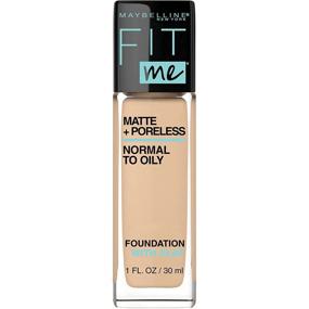 img 4 attached to 🖌️ Maybelline Fit Me Matte + Poreless Natural Beige Foundation: Oil-Free Makeup for Flawless Skin - 1 fl oz