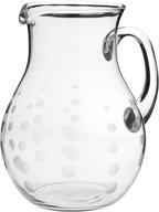 mikasa 3.25-quart glass beverage pitcher for cheerful refreshments logo