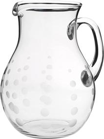 img 4 attached to Mikasa 3.25-Quart Glass Beverage Pitcher for Cheerful Refreshments