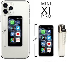 img 1 attached to 📱 Mini Smartphone iLight 11 Pro: World's Smallest 11 Pro Android Phone with Tiny 2.5'' Touch Screen - Unlocked, Ideal for Kids, 1GB RAM / 8GB ROM, Resembles iPhone XI Pro