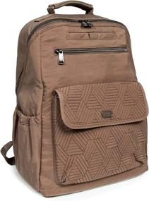 img 3 attached to 🎒 Lug Women's Tumbler Backpack in Walnut Brown