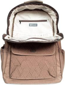 img 1 attached to 🎒 Lug Women's Tumbler Backpack in Walnut Brown