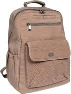 🎒 lug women's tumbler backpack in walnut brown логотип