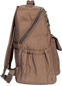 img 2 attached to 🎒 Lug Women's Tumbler Backpack in Walnut Brown