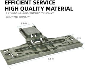 img 3 attached to 🔧 Improved 8-Pack W10546503 Upper Rack Adjuster Kit with High Polymer Composition - W10195839 W10195840 W10250160 - Compatible with Whirlpool Ken-more Dishwashers - Top Rack Adjuster Replacement Set of 8 by Sikawai