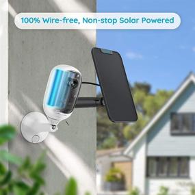 img 1 attached to REOLINK Argus Pro Outdoor Security Camera: Wireless & Rechargeable with 1080P HD Video, Night Vision, PIR Motion Detection, and Cloud Storage Support - Includes Solar Panel for Enhanced Battery Life