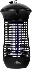 img 4 attached to 🦟 White Kaiman: Bug Zapper Outdoor Dusk to Dawn with Light Sensor - Effective 4000v Power Mosquito Killer and Insect Zapper with Large Coverage - 18W UVA Replaceable Bulb for Home and Garden