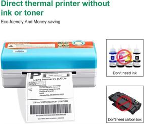 img 2 attached to 🏷️ High-Quality 4x6 Thermal Label Printer for Small Businesses - Windows & Mac Compatible, Perfect for Amazon, eBay, Shopify, Etsy, USPS, Shipstation, and More!