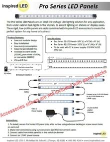 img 1 attached to 💡 Inspired LED Pro Series Kitchen Light: 3 Panel Pack, 12W 12V DC, Cool White 6000K - Enhanced Illumination