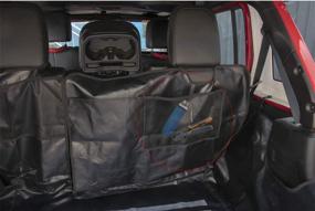 img 1 attached to 🐾 Premium MFC Cargo Liner Pet Seat Proof Covers for Jeep Wrangler JK/JL
