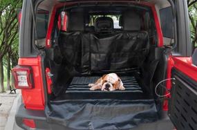 img 3 attached to 🐾 Premium MFC Cargo Liner Pet Seat Proof Covers for Jeep Wrangler JK/JL