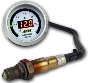 img 2 attached to 🔧 AEM 30-4110NS Uego Gauge Kit with Bosch 17025 Wideband Sensor