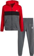 rbx boys jogger set sweatshirt logo