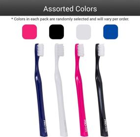 img 3 attached to PRO SYS® Adult Toothbrush Bristles Colorful