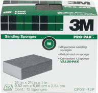 3m cp001 12p sanding sponge 12 pack logo