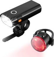 rechargeable bicycle headlight taillight bicycles logo