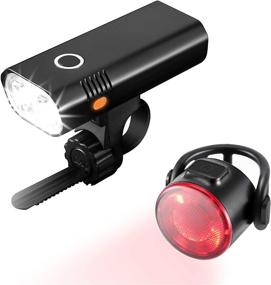 img 4 attached to Rechargeable Bicycle Headlight Taillight Bicycles