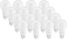 img 4 attached to Unleash Brightness: AmazonBasics Equivalent Dimmable Lifetime 16 Pack Industrial Electrical Lighting Components