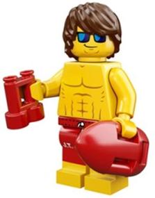 img 3 attached to 🏊 LEGO Collectible Minifigure 71007 Lifeguard: Dive into Fun with this Iconic Miniature Character!