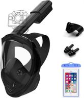 gogocat mask，adult snorkeling detachable mount，foldable logo