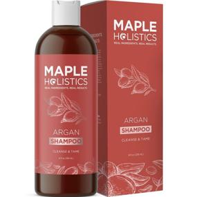 img 4 attached to 🌿 Moisturizing Argan Shampoo: Repair Dry Damaged Hair with Moroccan Argan Oil – Frizz Control, Dry Scalp Care, and Curly Hair Moisturizer