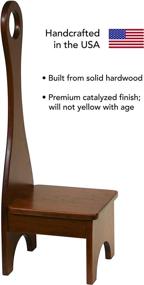 img 2 attached to 🪵 Sturdy BCC Solid Hardwood Bench Handle: Perfect Addition to Kids' Home Store