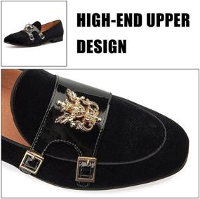 img 3 attached to JITAI Loafers Velvet Shoes Wedding Men's Shoes and Loafers & Slip-Ons