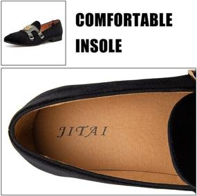 img 2 attached to JITAI Loafers Velvet Shoes Wedding Men's Shoes and Loafers & Slip-Ons