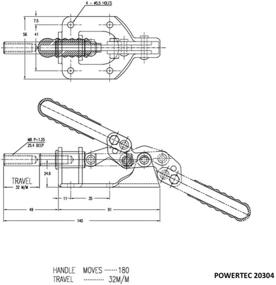 img 1 attached to 💪 Enhanced Toggle Capacity of POWERTEC 20304 with Quick Release