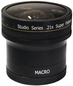 img 1 attached to 📷 PLR Studio Series .21x Super Fisheye Lens with Macro Attachment for Nikon DSLR Cameras: D5300, D5000, D3000, D3300, D3200, D5100, D5200, D3100, D7000, D7100, D750, D4, D800, D800E, D810, D600, D610, D40, D40x, D50, D60, D70, D80, D90, D100, D200, D300, D3, D3S, D700 (18-55mm, 55-200mm, 50mm)