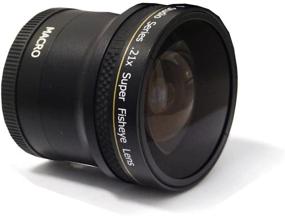 img 2 attached to 📷 PLR Studio Series .21x Super Fisheye Lens with Macro Attachment for Nikon DSLR Cameras: D5300, D5000, D3000, D3300, D3200, D5100, D5200, D3100, D7000, D7100, D750, D4, D800, D800E, D810, D600, D610, D40, D40x, D50, D60, D70, D80, D90, D100, D200, D300, D3, D3S, D700 (18-55mm, 55-200mm, 50mm)