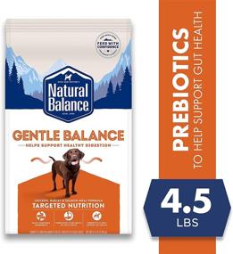 img 3 attached to Gentle Balance Chicken, Barley & Salmon Meal Adult Dry Dog Food by Natural Balance