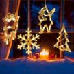 christmas lights decorations snowflake holiday logo