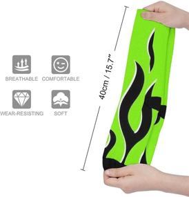 img 3 attached to 🎃 Halloween Compression Socks: Fun Calf Sleeves for Sports, Travel, Flying, Leg & Knee Protection, Unisex