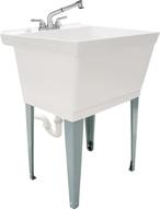 🚰 ldr industries 040 6000 однокомпонентная стиральная 19-галлонная утилитарная ванна с выезжающим краном logo