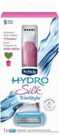 💦 schick hydro silk trimstyle: all-in-one moisturizing razor and bikini trimmer for women logo