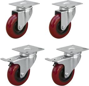 img 2 attached to POWERTEC 17212 Swivel Plate Casters