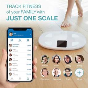 img 1 attached to 🔢 Ultimate Body Fat Scale: Track Heart Rate, BMI, and More, with Multifun Smart Wireless Digital Bathroom Weight Scale