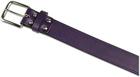 img 1 attached to Champro Adult Genuine Bonded Leather Men's Accessories in Belts