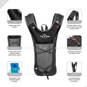 img 2 attached to 🎒 TETON Sports TrailRunner 2 Hydration Pack: A Versatile 2-Liter Hydration Backpack for Backpacking, Hiking, Running, Cycling, and Climbing