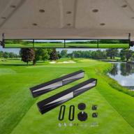 🚙 enhance golf cart safety with the hkoo universal 4 panel rear view mirror for ezgo, club car, yamaha & precedent logo