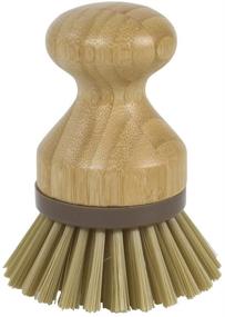 img 4 attached to 🌱 Mini Scrub Brush Dish Scrubber by Evriholder: Sustainable Bamboo and Recycled Plastic Materials