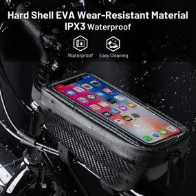 img 2 attached to 📱 Waterproof Nepest Bike Phone Bag: Top Tube Bag for 6.5" iPhone 12 11 Plus Xs Max - Bike Accessories