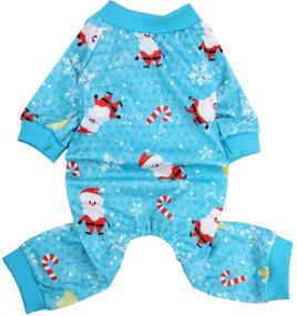 img 4 attached to Lamphy Christmas Pajamas Clothes Jumpsuit