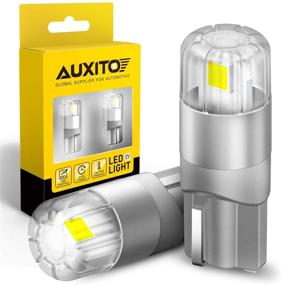 img 4 attached to 🚗 AUXITO 6000K White 194 LED Bulbs for Car Interior Lights - Error Free Replacement Bulbs for Dome, Map, Door, Courtesy, Trunk, Parking, License Plate Lights (Pack of 2)
