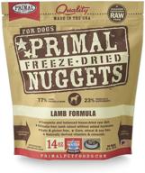 american-made primal freeze dried dog food nuggets: lamb formula for grain-free raw diet, gluten-free topper/mixer logo